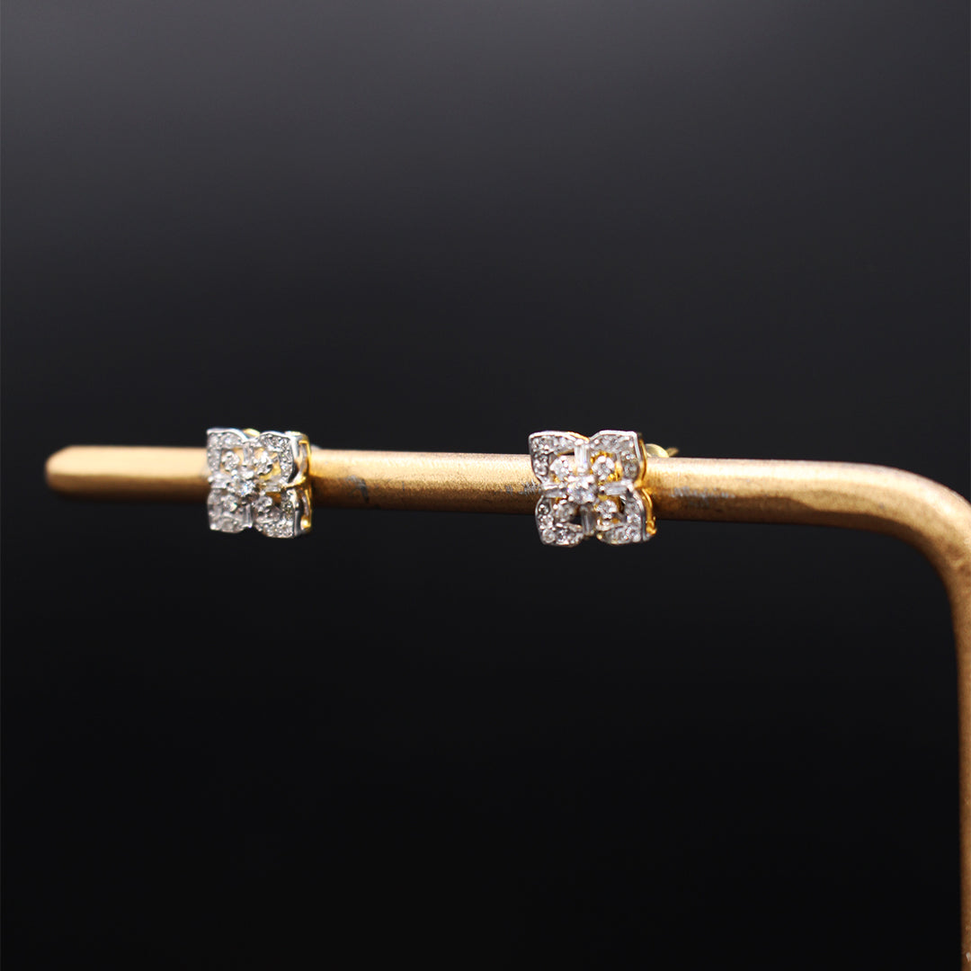 The Narcissus Diamond Stud Earrings