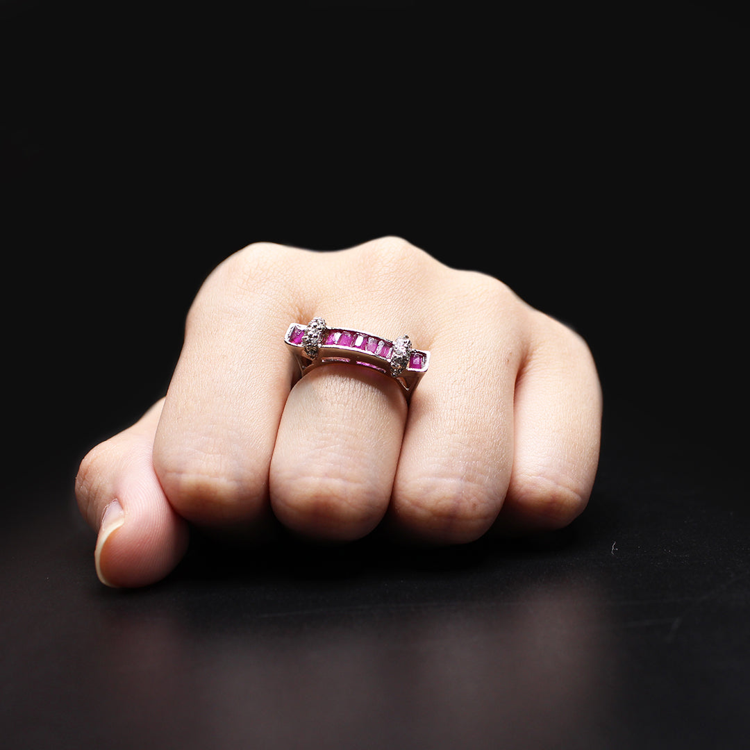 The Jewelled Track Ring