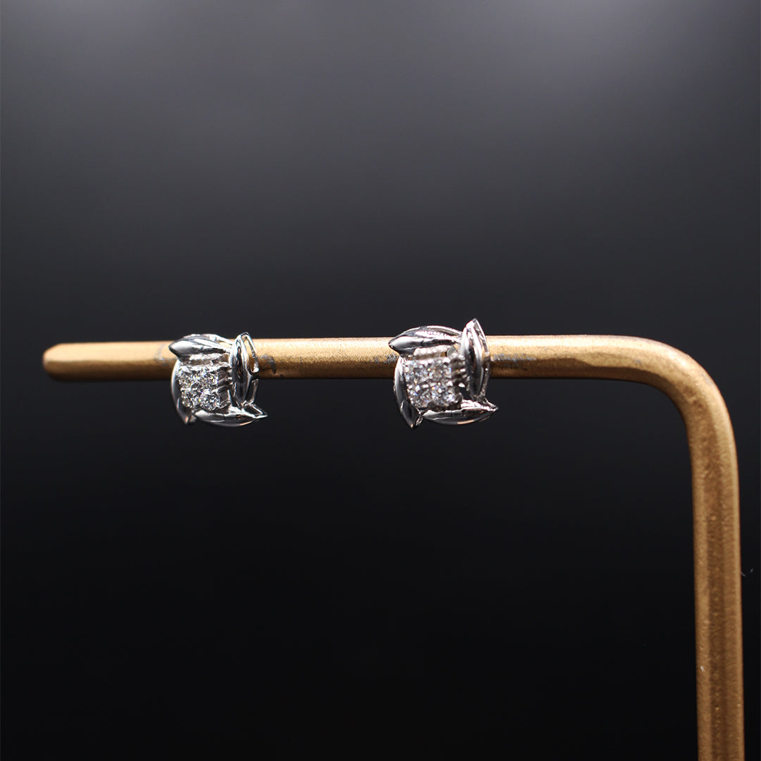 The Whirling Dazzle Diamond Stud Earrings