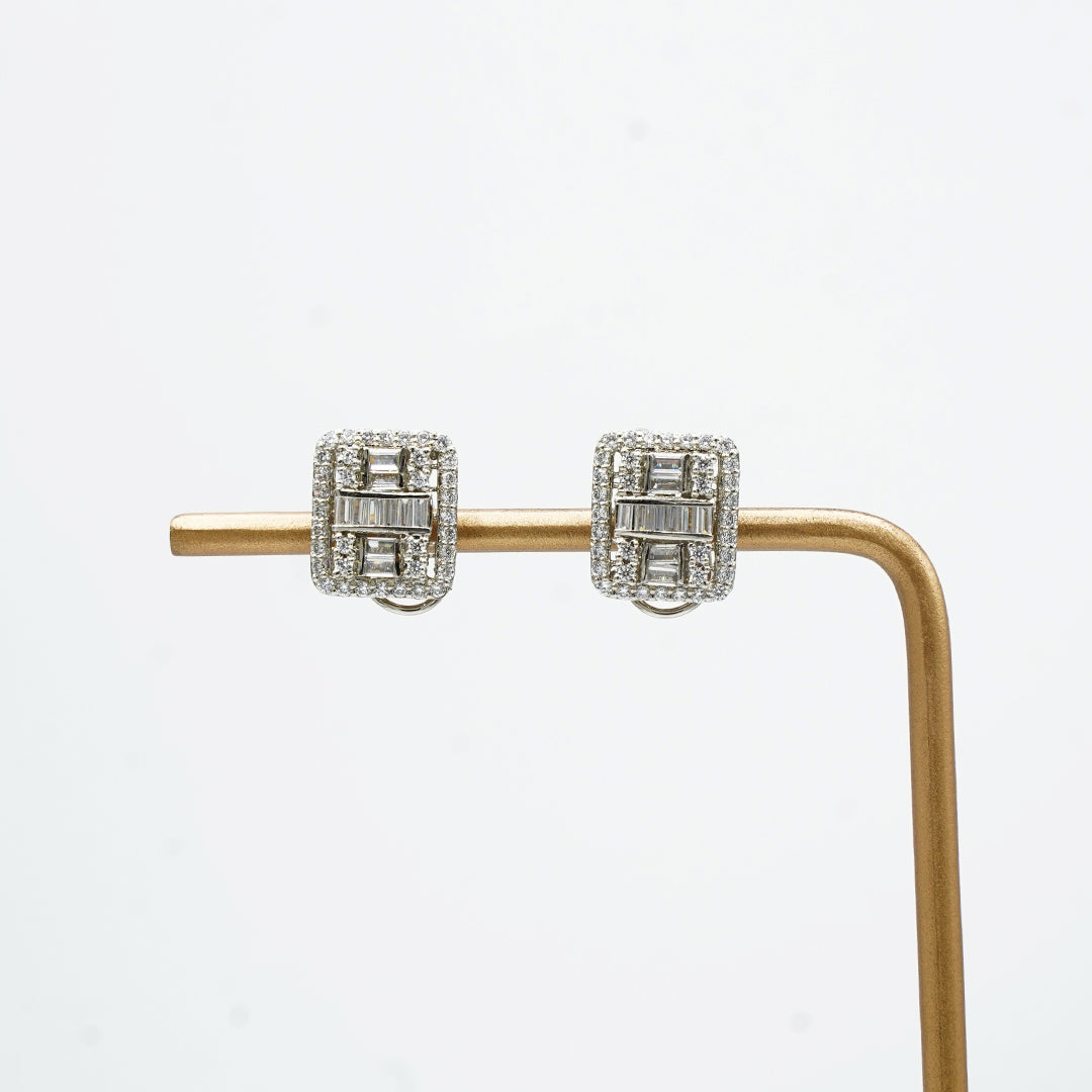 The Framed Baguettes Stud Earrings