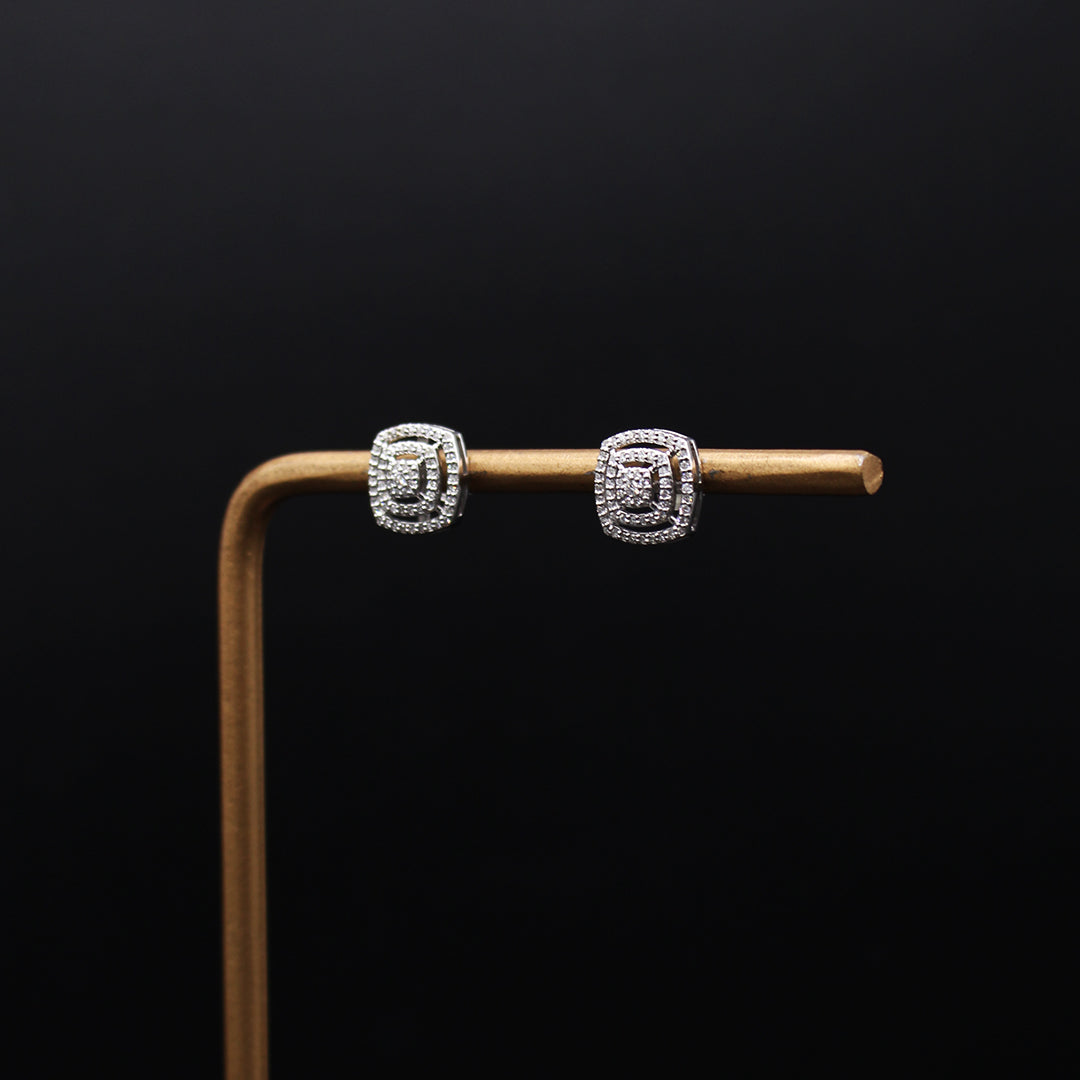 The Destiny Diamond Stud Earrings