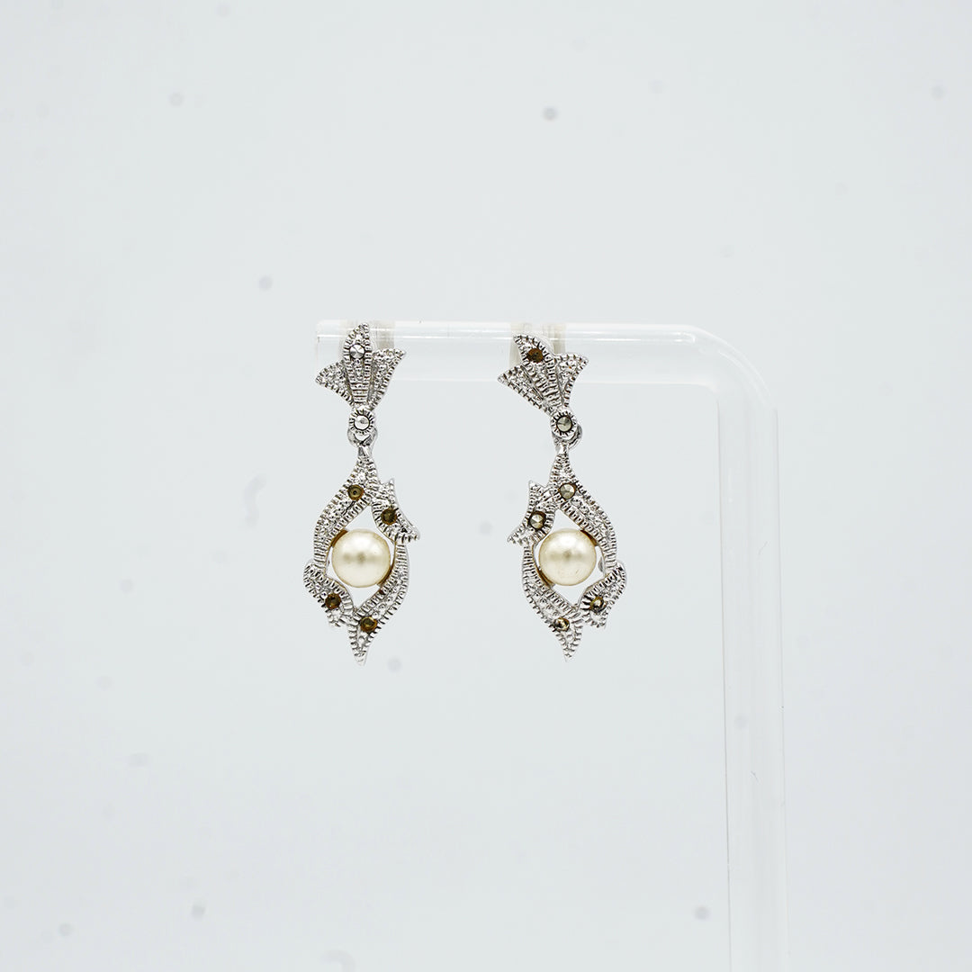 The Pearl Within Drop Earrings