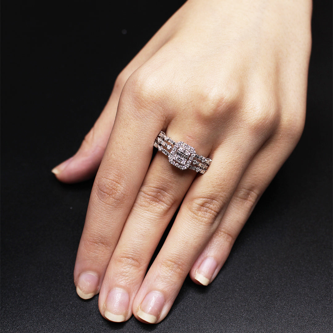 The Symphony Baguette Ring