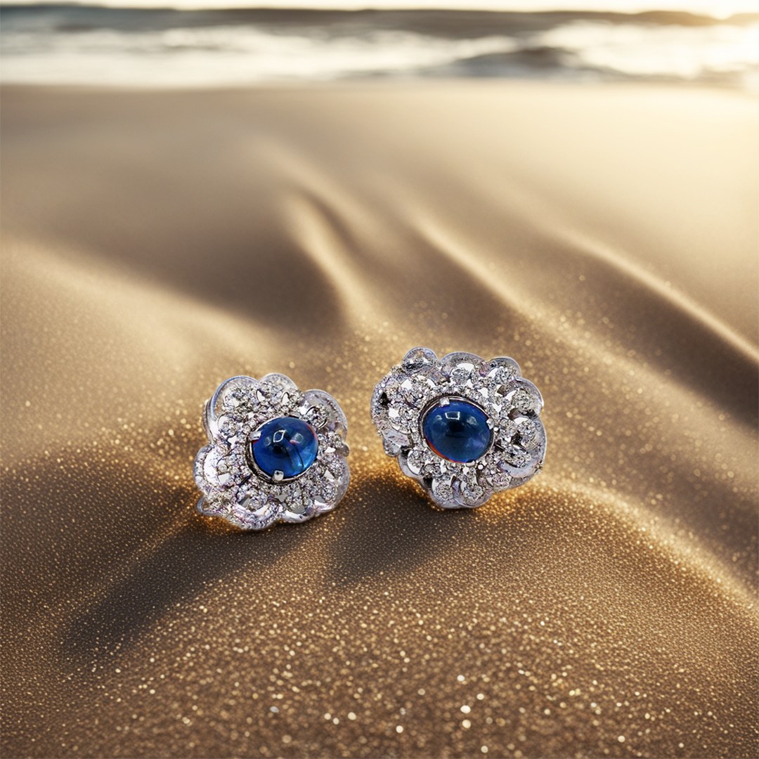 The Blue Magic Stud Earrings