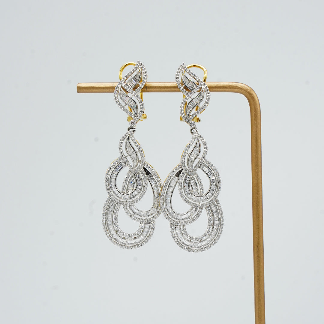 The Intertwined Ferris Drop Earrings