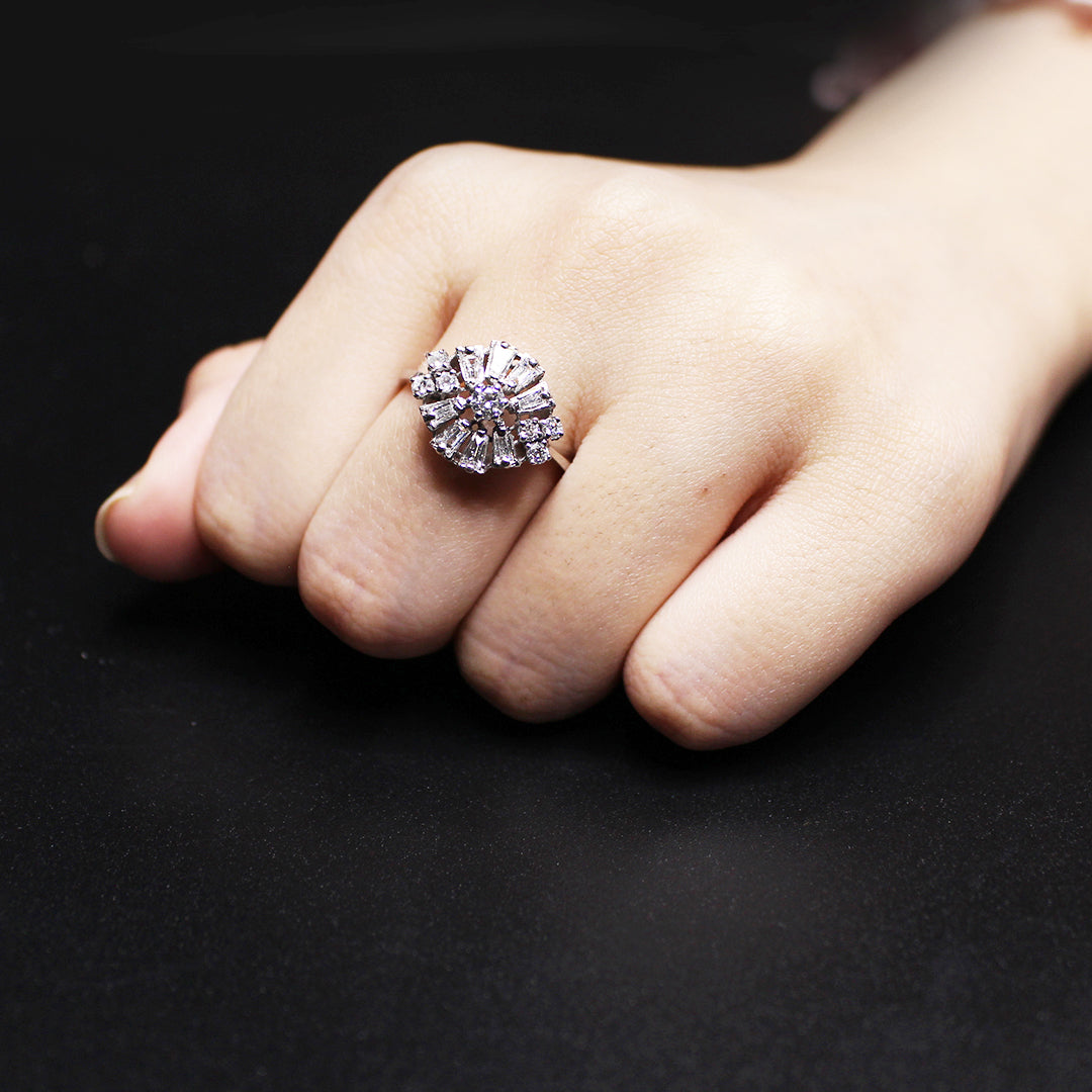 The Sparkle Aster Diamond Ring