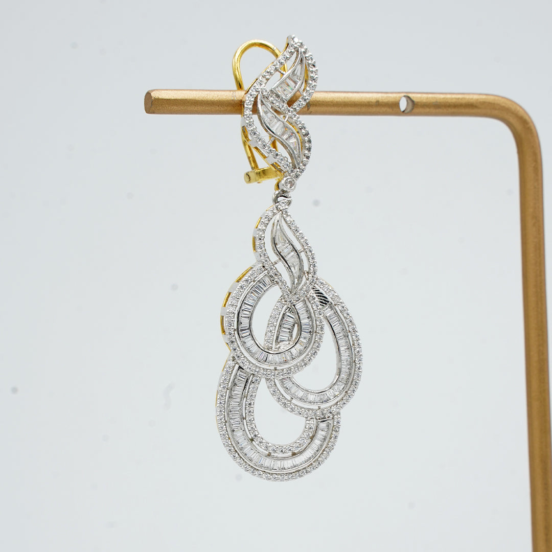 The Intertwined Ferris Drop Earrings