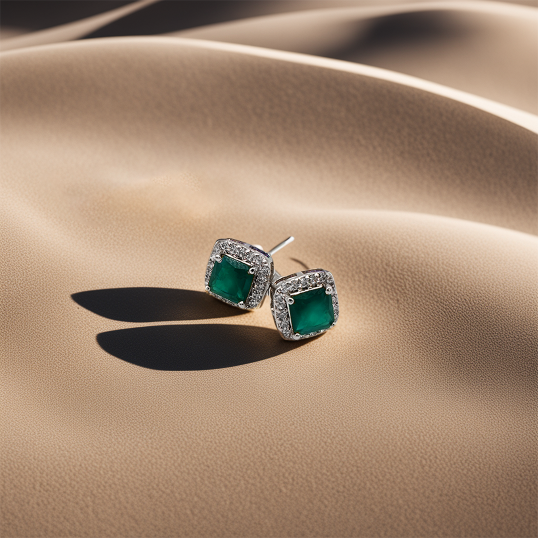 The Princely Gem Stud Earrings