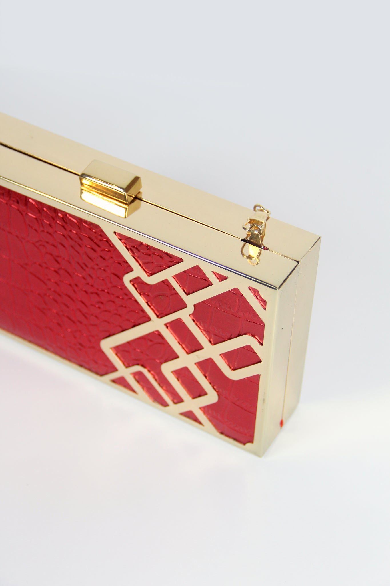 Red Scarlet Clutch