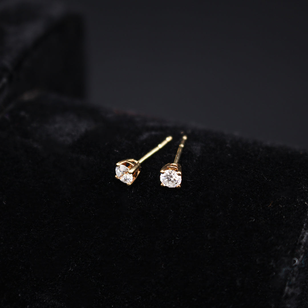 The Charm Diamond Stud Earrings