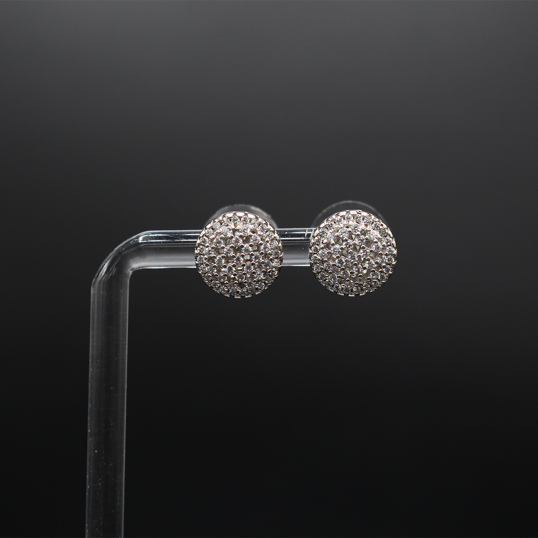 The Lattice Stud  Earrings