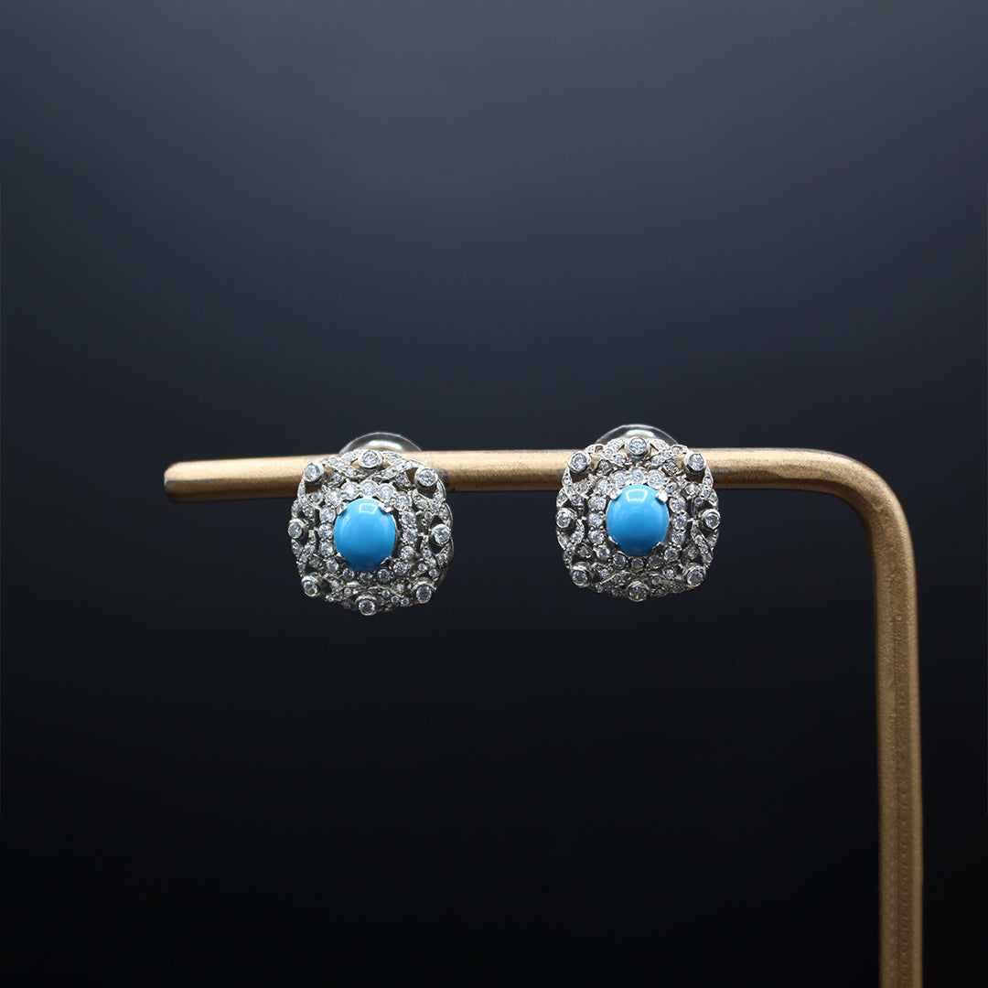 The Elegant Firoza Stud Earrings