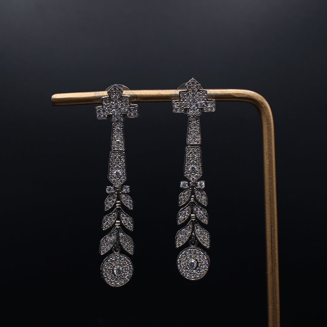 The Floral Grace Dangling Earrings