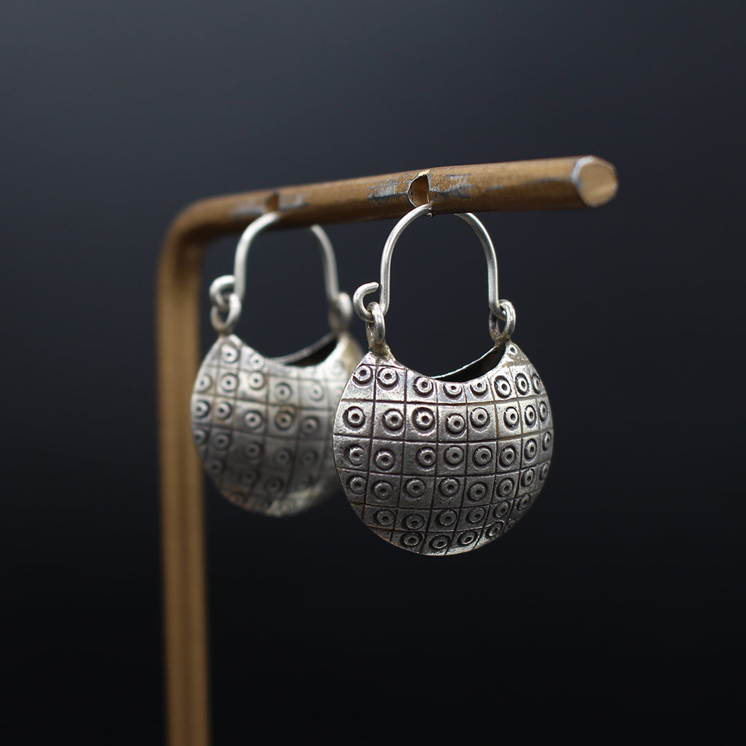 The Silver Cauldron Earrings