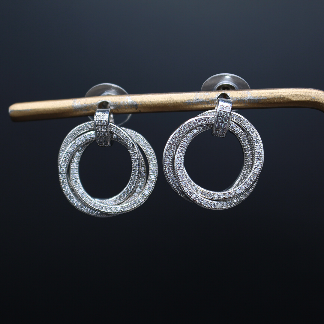 The Hula Hoop Dangling Earrings