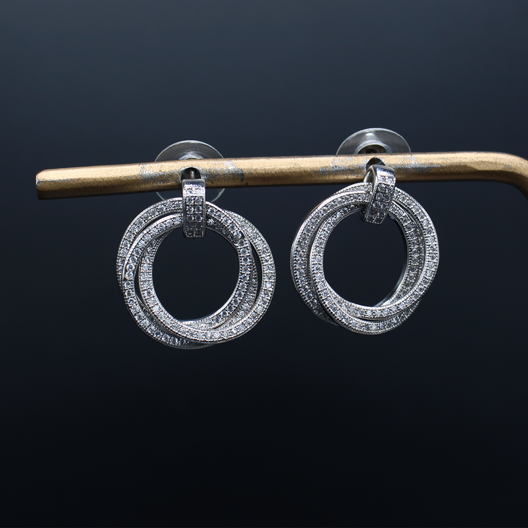 The Hula Hoop Dangling Earrings